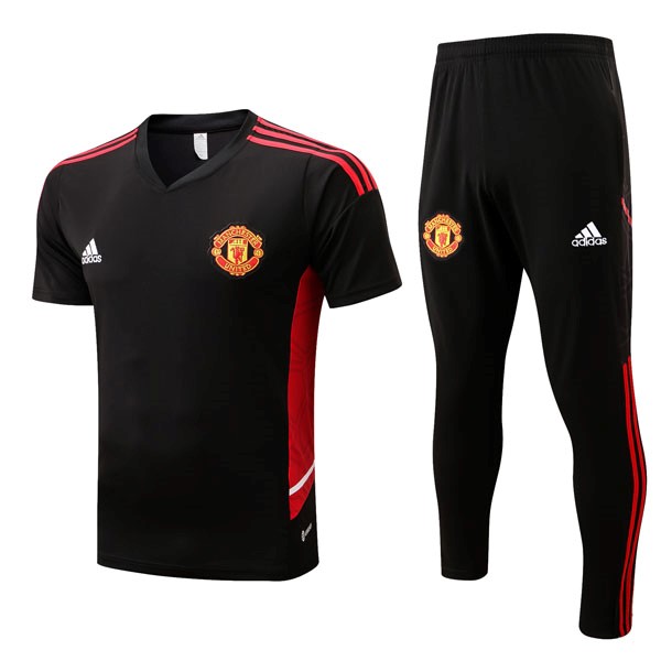 Camiseta Manchester United Conjunto Completo 2022-2023 Negro